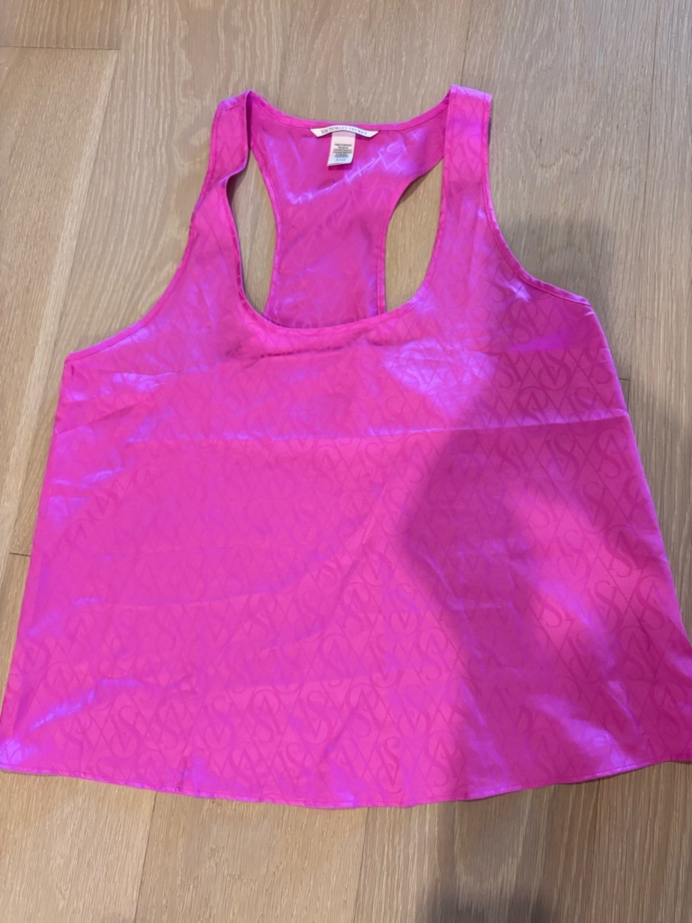 Victorias Secret Hot Pink Racerback Pajama camisole top